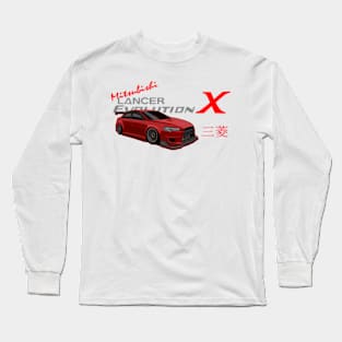 Mitsubishi Lancer EVO X, Evolution X, JDM Long Sleeve T-Shirt